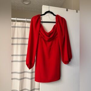 Princess Polly Mini Dress

Cowl neckline and long sleeves.